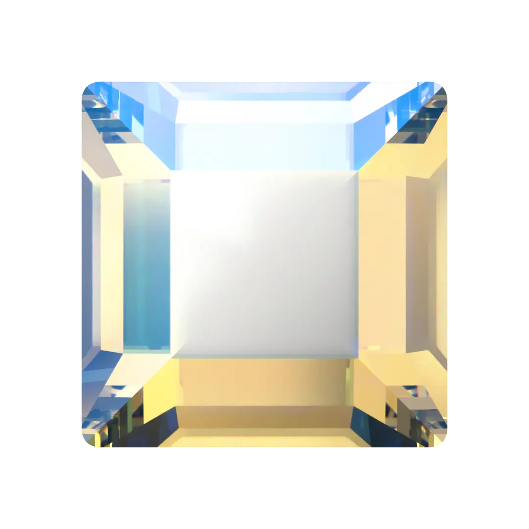 Serinity Hotfix Flat Back Crystals Square (2400) Crystal Shimmer - Bluestreak Crystals