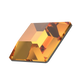 Serinity Hotfix Flat Back Crystals Square (2400) Dark Orange - Bluestreak Crystals