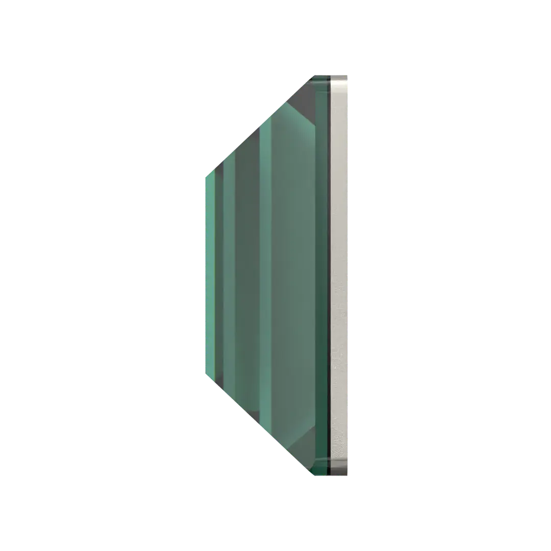 Serinity Hotfix Flat Back Crystals Square (2400) Emerald - Bluestreak Crystals