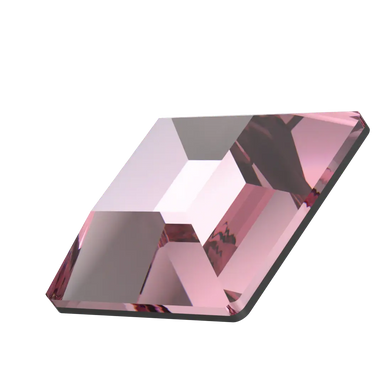 Serinity Hotfix Flat Back Crystals Square (2400) Light Rose - Bluestreak Crystals