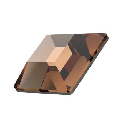 Serinity Hotfix Flat Back Crystals Square (2400) Smoked Topaz - Bluestreak Crystals