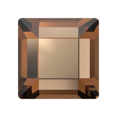 Serinity Hotfix Flat Back Crystals Square (2400) Smoked Topaz - Bluestreak Crystals