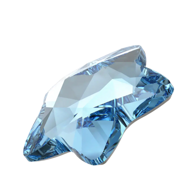 Serinity Hotfix Flat Back Crystals Star Flower (2754) Aquamarine - Bluestreak Crystals