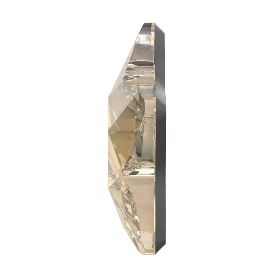 Serinity Hotfix Flat Back Crystals Star Flower (2754) Crystal Golden Shadow - Bluestreak Crystals