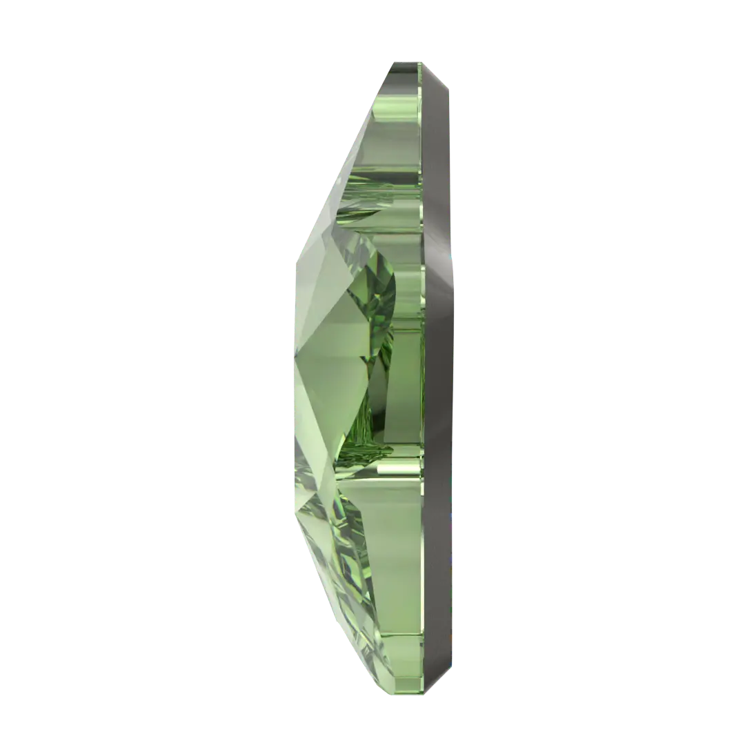 Serinity Hotfix Flat Back Crystals Star Flower (2754) Dark Peridot - Bluestreak Crystals