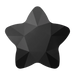 Serinity Hotfix Flat Back Crystals Star Flower (2754) Jet - Bluestreak Crystals
