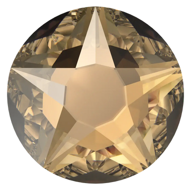 Serinity Hotfix Flat Back Crystals Star Rose (2100) Crystal Golden Shadow - Bluestreak Crystals