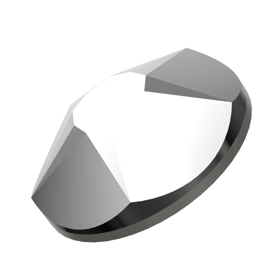 Serinity Hotfix Flat Back Crystals Star Rose (2100) Crystal Light Chrome - Bluestreak Crystals