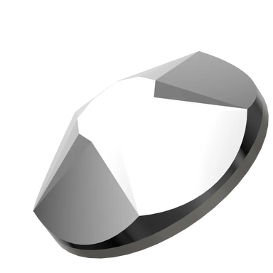 Serinity Hotfix Flat Back Crystals Star Rose (2100) Crystal Light Chrome - Bluestreak Crystals