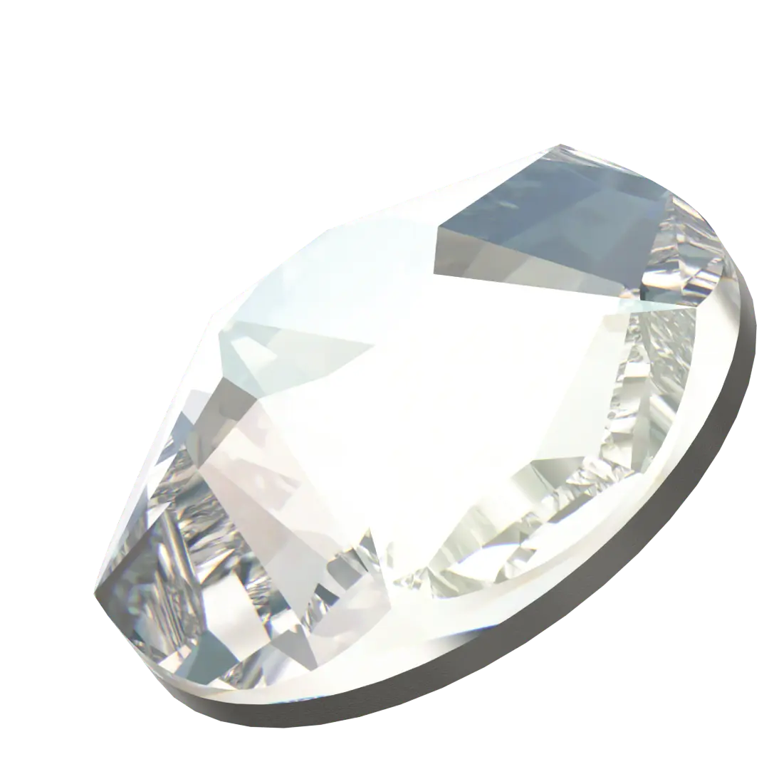 Serinity Hotfix Flat Back Crystals Star Rose (2100) Crystal Moonlight - Bluestreak Crystals