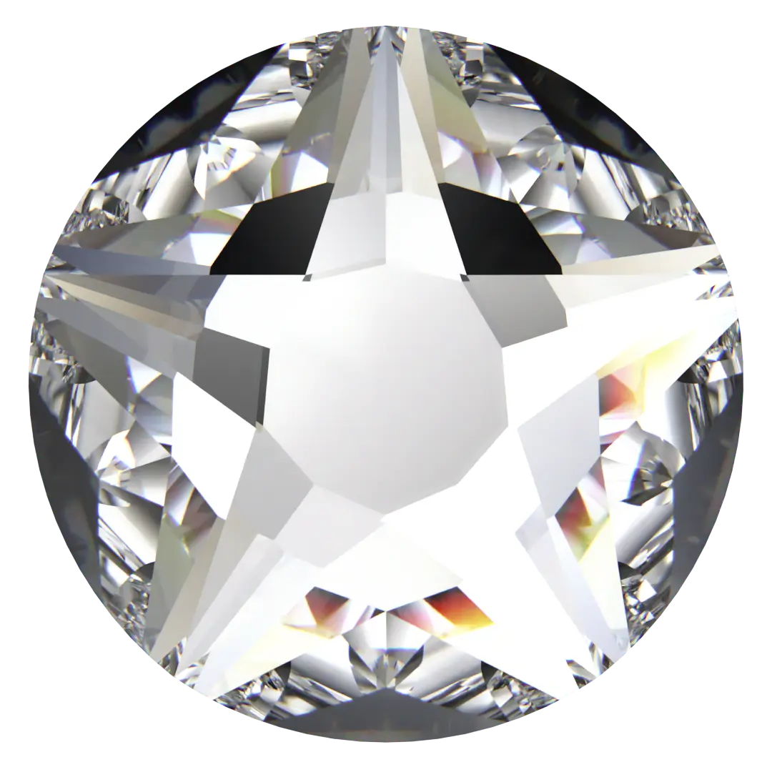 Serinity Hotfix Flat Back Crystals Star Rose (2100) Crystal - Bluestreak Crystals