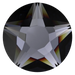Serinity Hotfix Flat Back Crystals Star Rose (2100) Graphite - Bluestreak Crystals