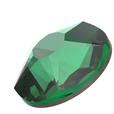 Serinity Hotfix Flat Back Crystals Star Rose (2100) Majestic Green - Bluestreak Crystals