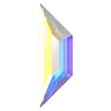 Serinity Hotfix Flat Back Crystals Trapeze (2772) Crystal AB - Bluestreak Crystals