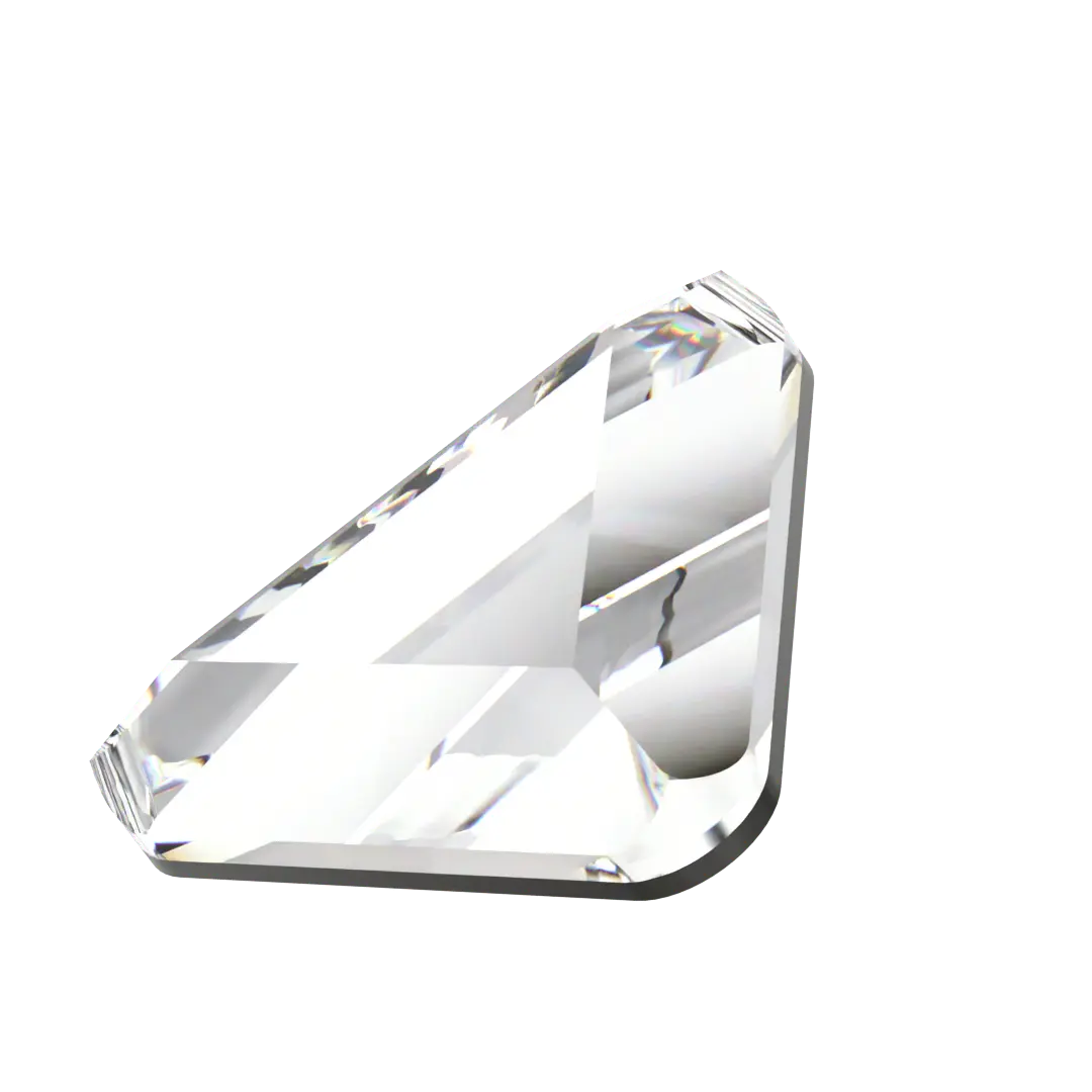 Serinity Hotfix Flat Back Crystals Triangle (2711) Crystal - Bluestreak Crystals