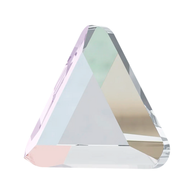 Serinity Hotfix Flat Back Crystals Triangle (2711) Crystal AB - Bluestreak Crystals