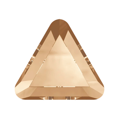 Serinity Hotfix Flat Back Crystals Triangle (2711) Crystal Golden Shadow - Bluestreak Crystals