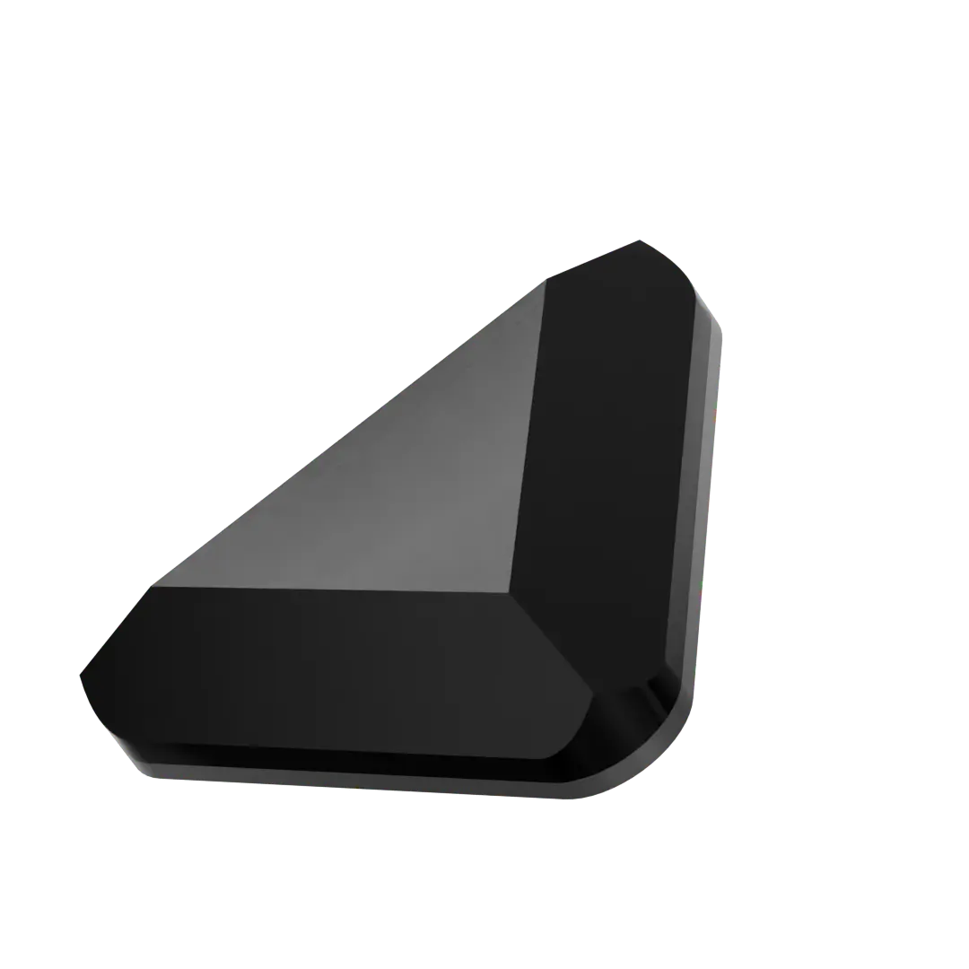 Serinity Hotfix Flat Back Crystals Triangle (2711) Jet - Bluestreak Crystals