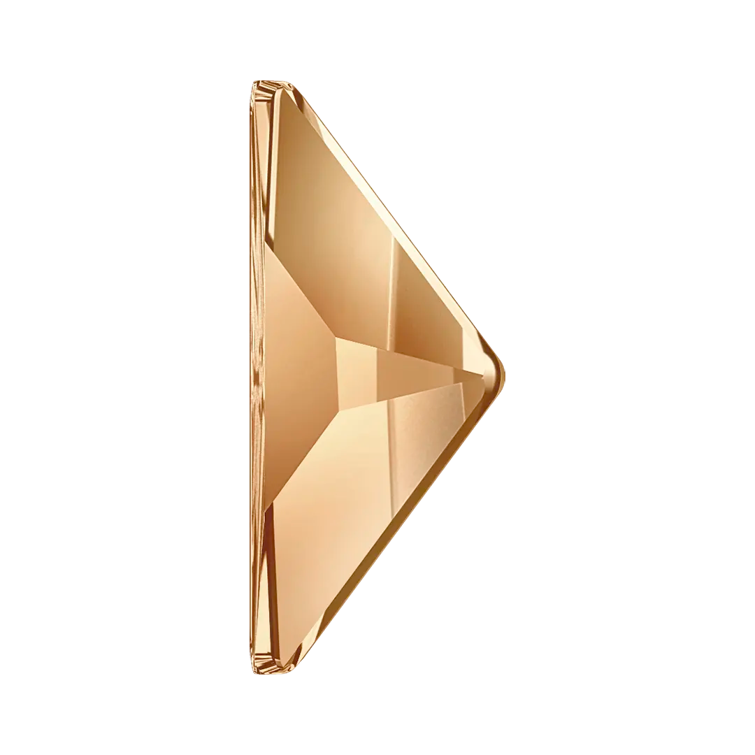 Serinity Hotfix Flat Back Crystals Triangle Right Angle (2740) Crystal Golden Shadow - Bluestreak Crystals