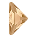 Serinity Hotfix Flat Back Crystals Triangle Right Angle (2740) Crystal Golden Shadow - Bluestreak Crystals