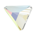 Serinity Hotfix Flat Back Crystals Triangle Scalene (2739) Crystal AB - Bluestreak Crystals