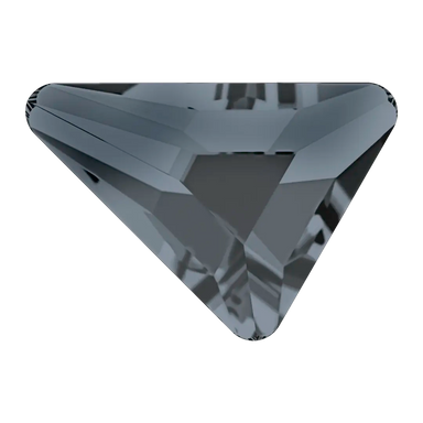 Serinity Hotfix Flat Back Crystals Triangle Scalene (2739) Crystal Silver Night - Bluestreak Crystals