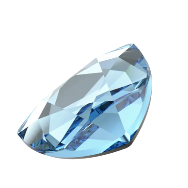 Serinity Hotfix Flat Back Crystals Trilliant (2472) Aquamarine - Bluestreak Crystals