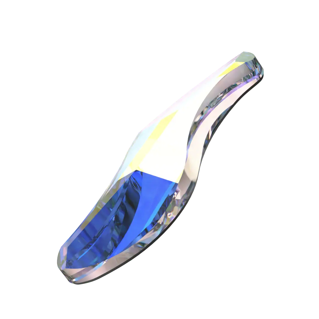 Serinity Hotfix Flat Back Crystals Wave (2788) Crystal AB - Bluestreak Crystals