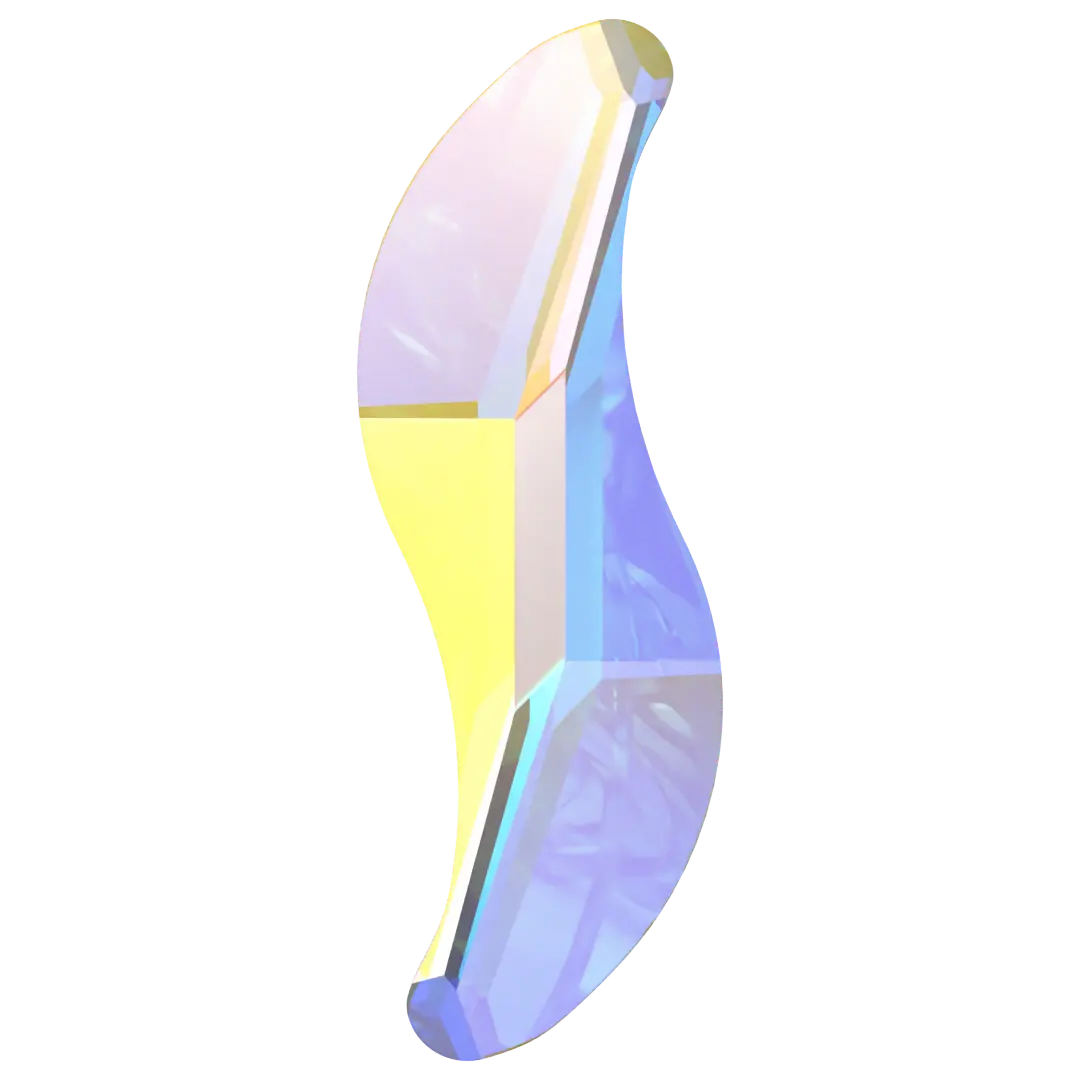 Serinity Hotfix Flat Back Crystals Wave (2788) Crystal AB - Bluestreak Crystals