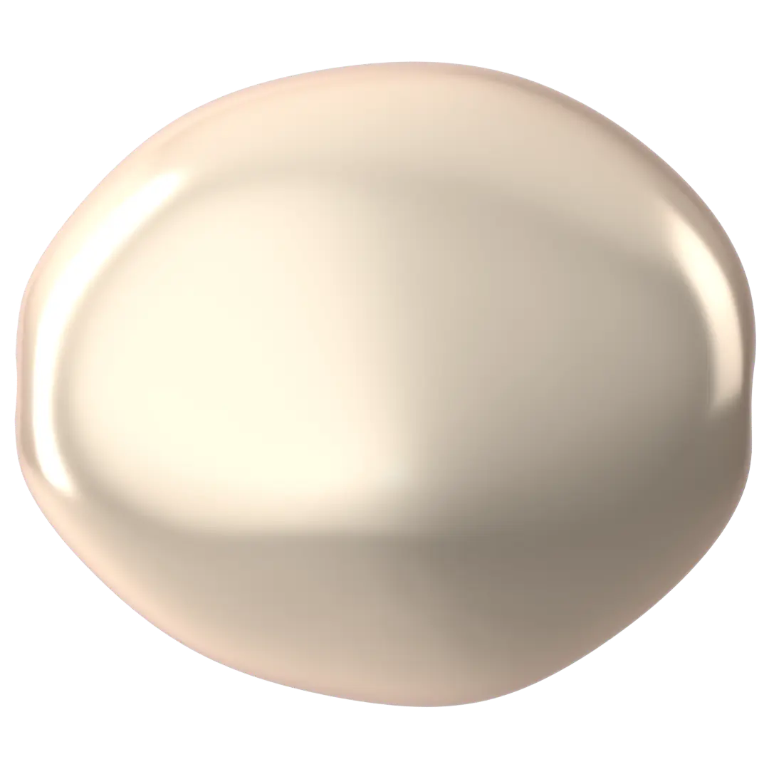 Serinity Pearls Baroque Coin (5842) Crystal Creamrose - Bluestreak Crystals