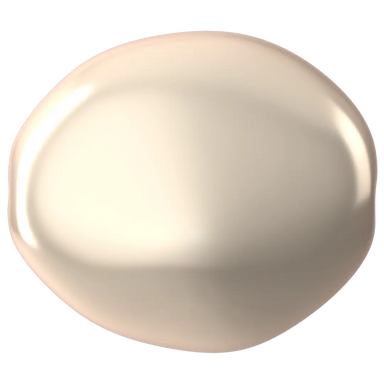 Serinity Pearls Baroque Coin (5842) Crystal Creamrose - Bluestreak Crystals