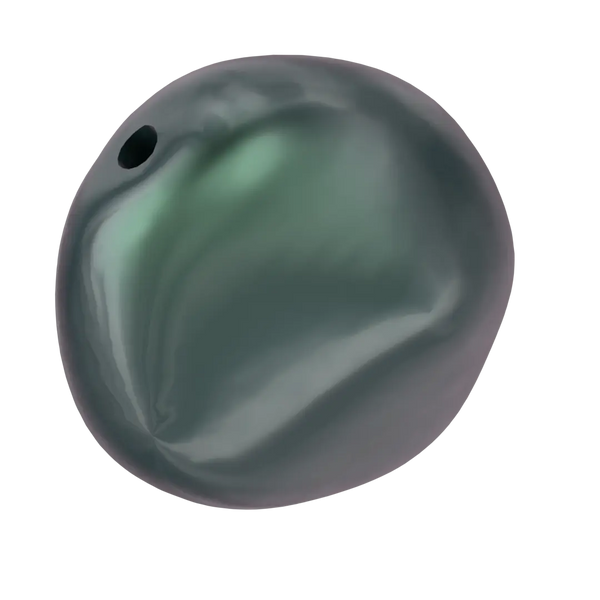 Swarovski Pearls Baroque Coin (5842) Crystal Iridescent Tahitian Look - Bluestreak Crystals