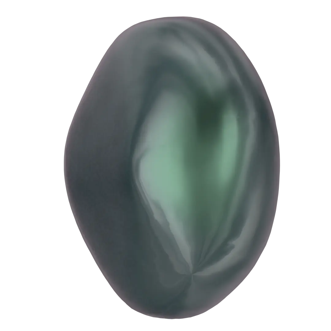 Swarovski Pearls Baroque Coin (5842) Crystal Iridescent Tahitian Look - Bluestreak Crystals