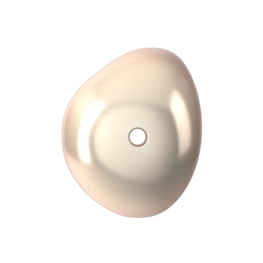 Serinity Pearls Baroque Drop (5843) Crystal Creamrose - Bluestreak Crystals