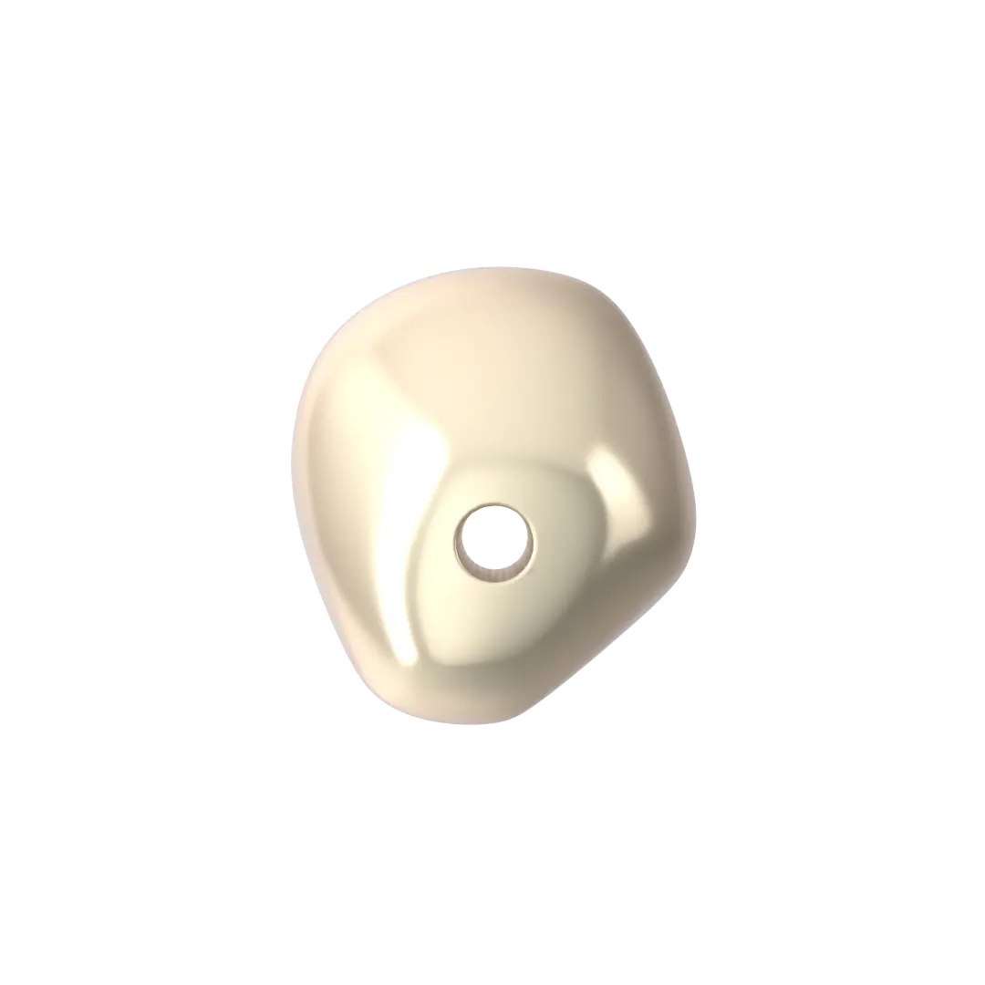 Serinity Pearls Baroque Elongated (5844) Crystal Creamrose Light - Bluestreak Crystals