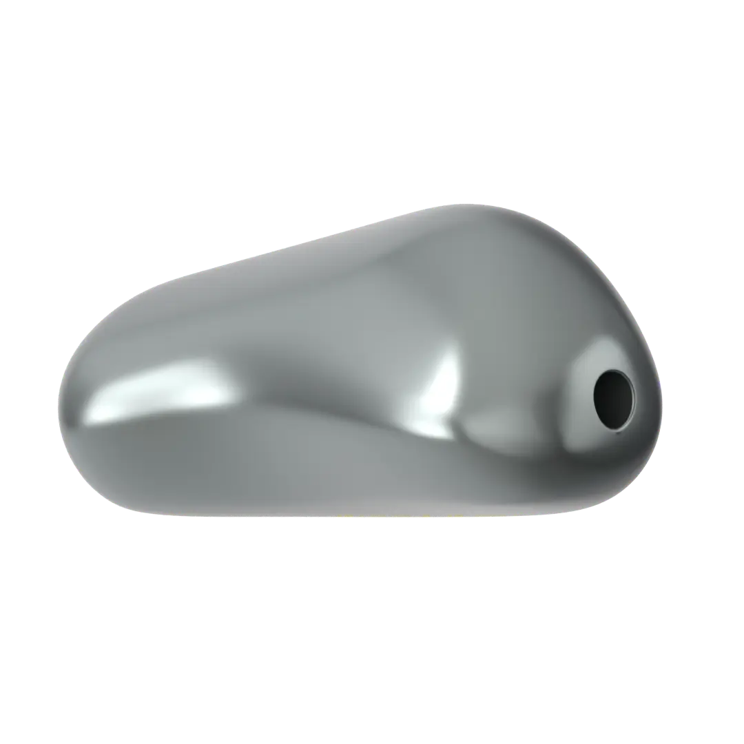 Serinity Pearls Baroque Elongated (5844) Crystal Dark Grey - Bluestreak Crystals