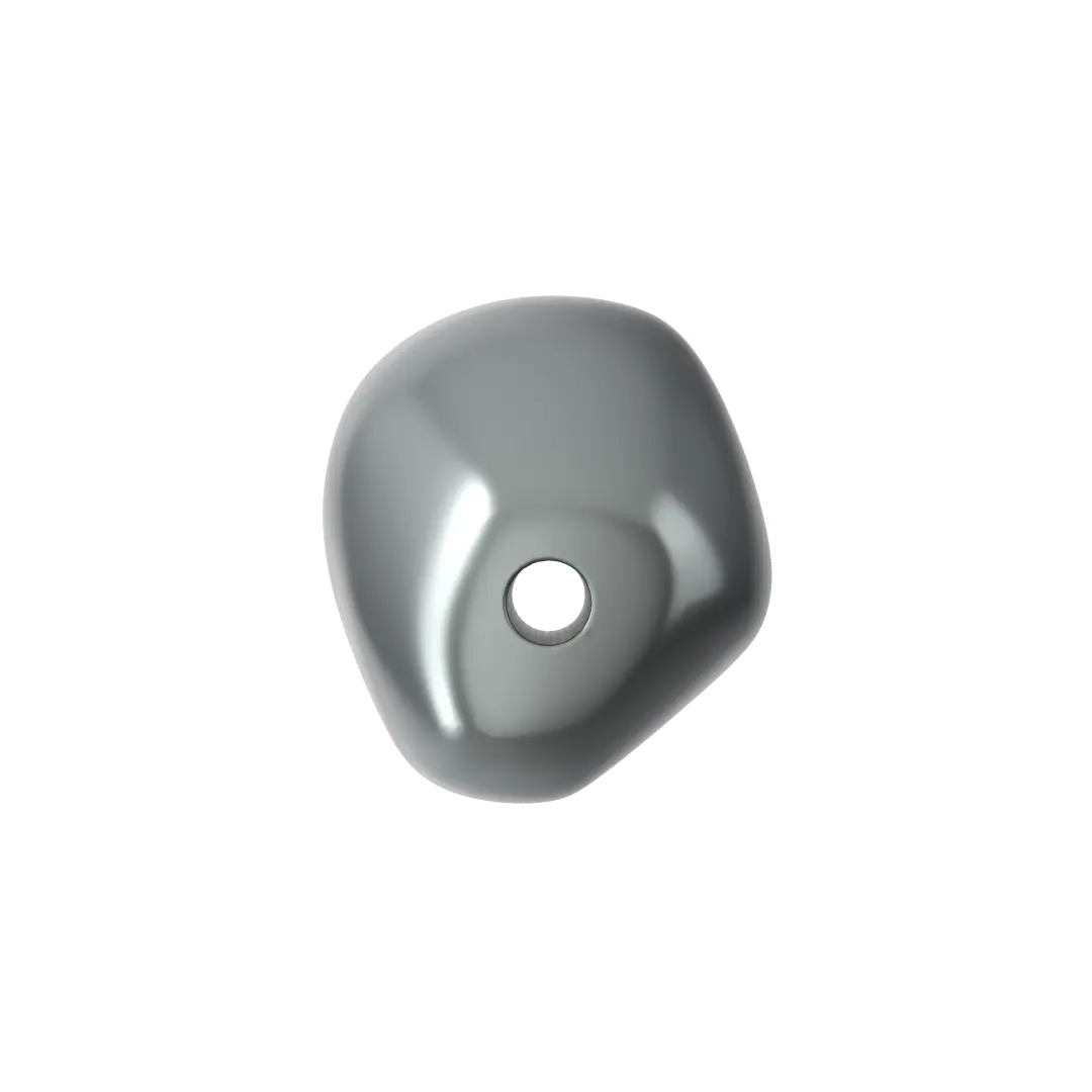 Serinity Pearls Baroque Elongated (5844) Crystal Dark Grey - Bluestreak Crystals