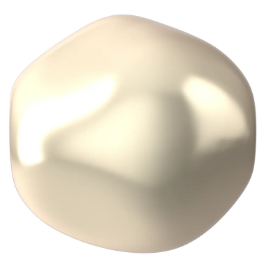 Serinity Pearls Baroque Round (5841) Crystal Creamrose Light - Bluestreak Crystals