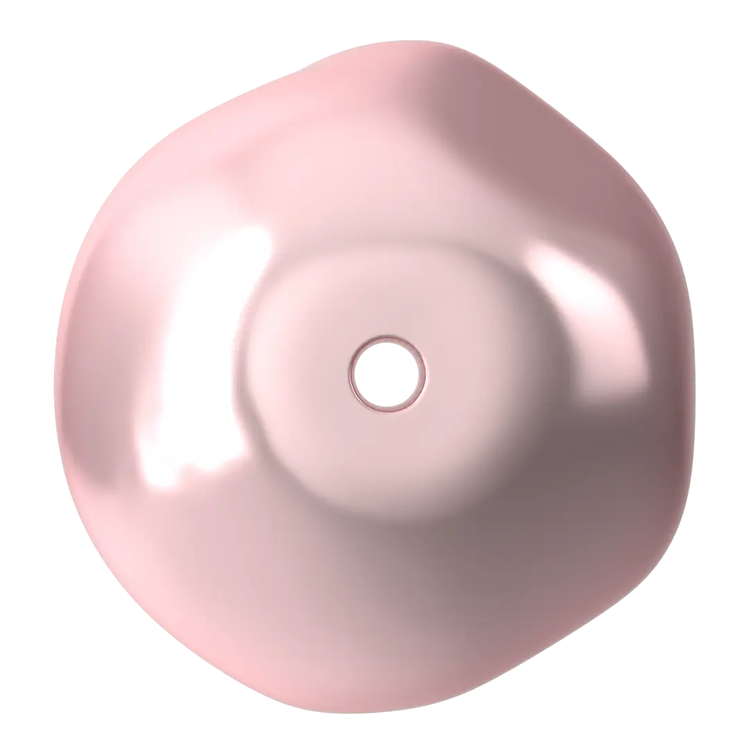 Serinity Pearls Baroque Round (5841) Crystal Rosaline - Bluestreak Crystals