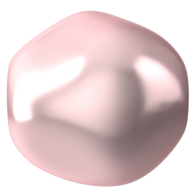 Serinity Pearls Baroque Round (5841) Crystal Rosaline - Bluestreak Crystals