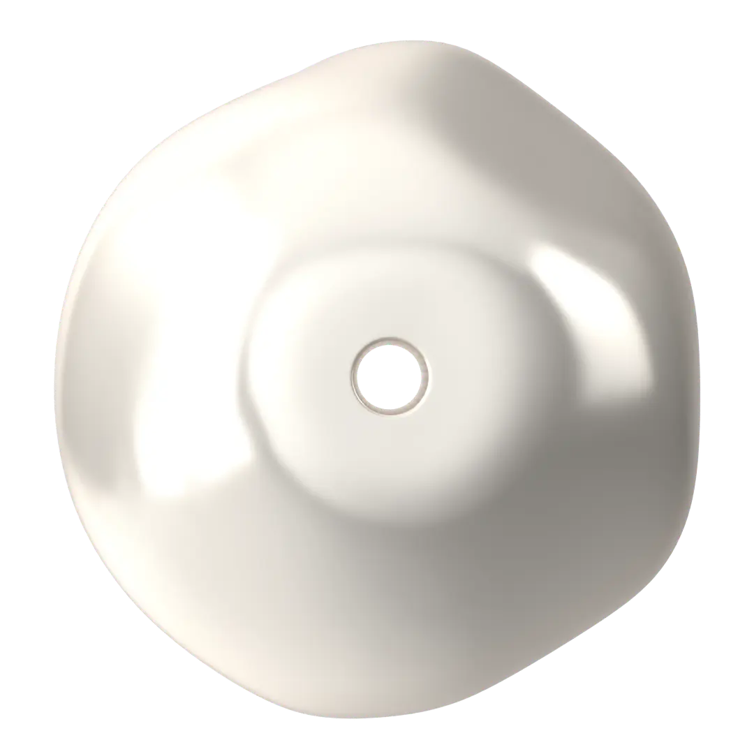 Swarovski Pearls Baroque Round (5841) Crystal White - Bluestreak Crystals