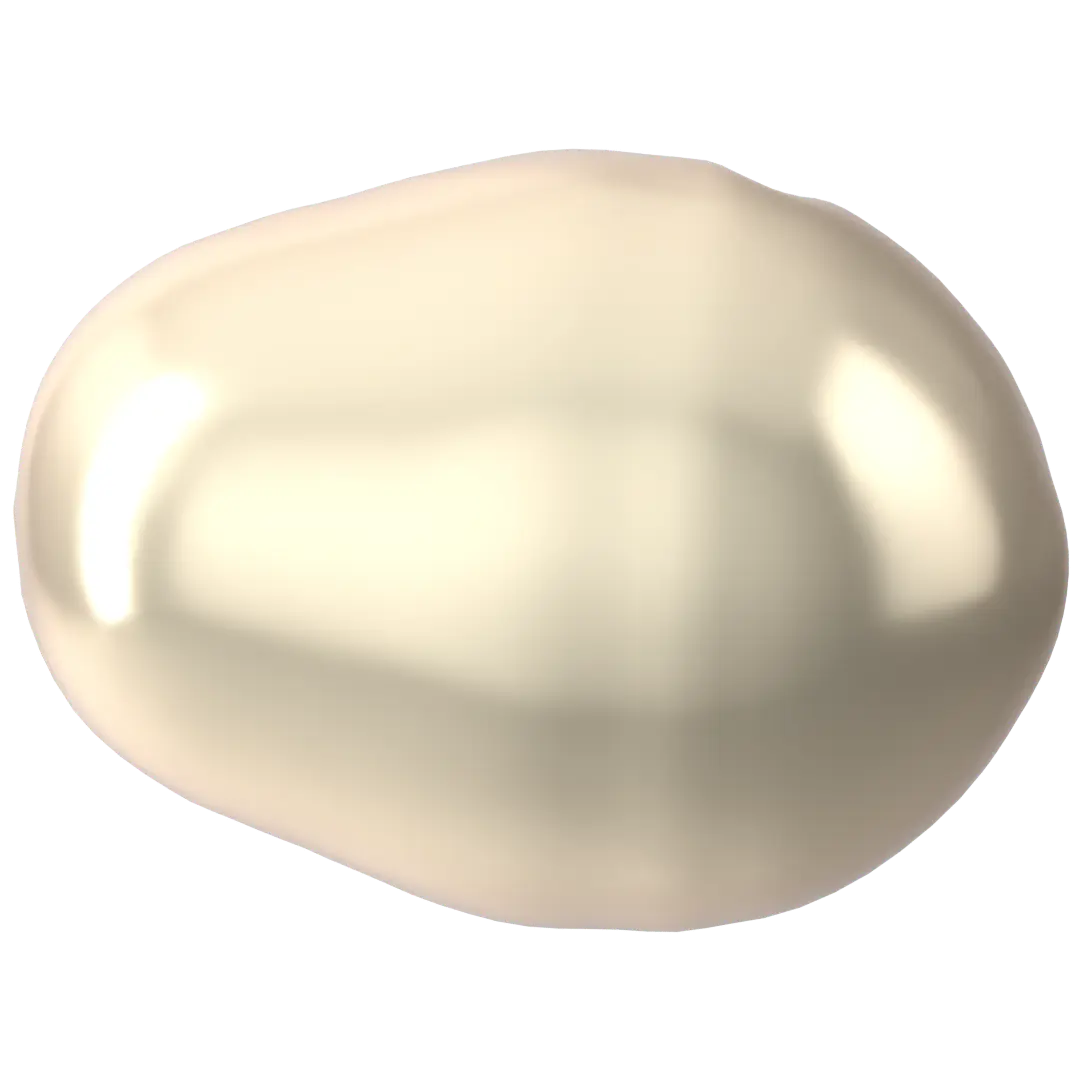 Serinity Pearls Pear (5821) Crystal Creamrose Light - Bluestreak Crystals