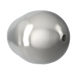Serinity Pearls Pear (5821) Crystal Light Grey - Bluestreak Crystals