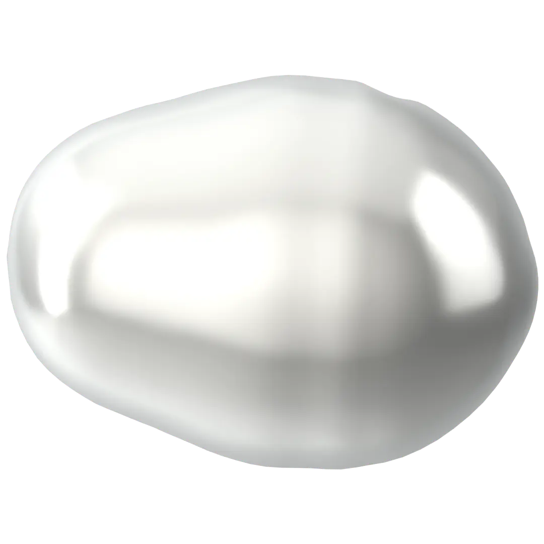 Serinity Pearls Pear (5821) Crystal Moonlight - Bluestreak Crystals