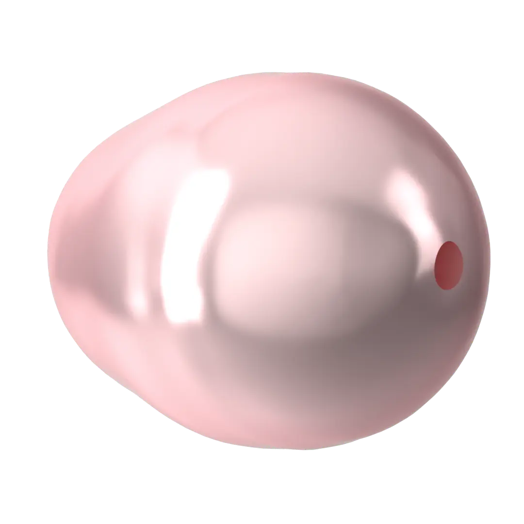 Serinity Pearls Pear (5821) Crystal Rosaline - Bluestreak Crystals