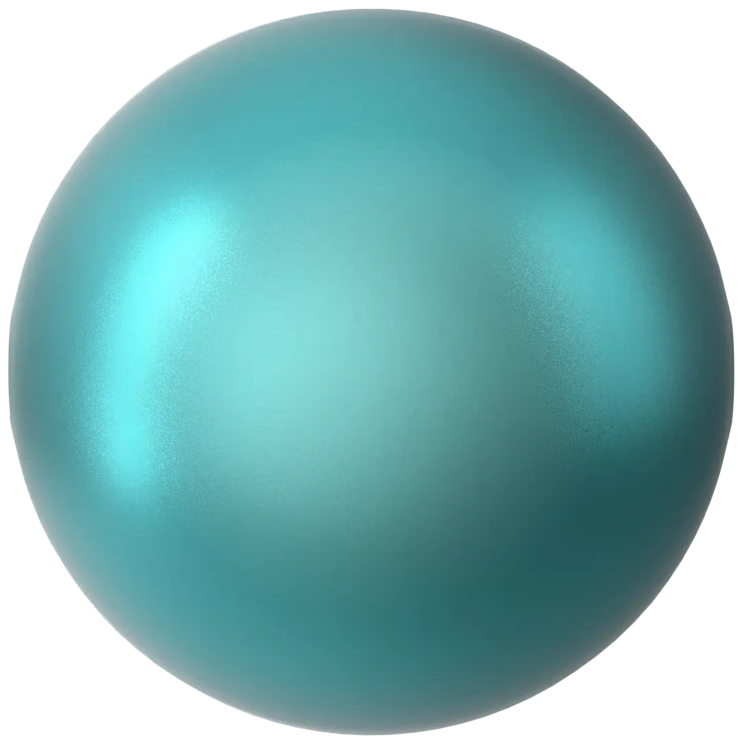 Swarovski Pearls Round (5810) Crystal Iridescent Dark Turquoise - Bluestreak Crystals