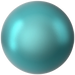 Swarovski Pearls Round (5810) Crystal Iridescent Dark Turquoise - Bluestreak Crystals