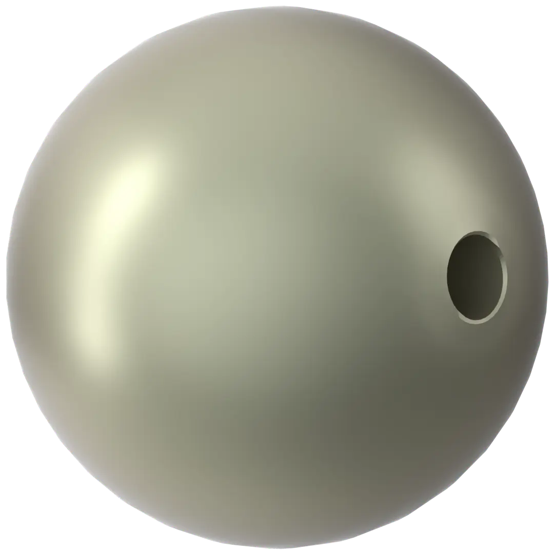 Serinity Pearls Round (5810) Crystal Powder Green - Bluestreak Crystals