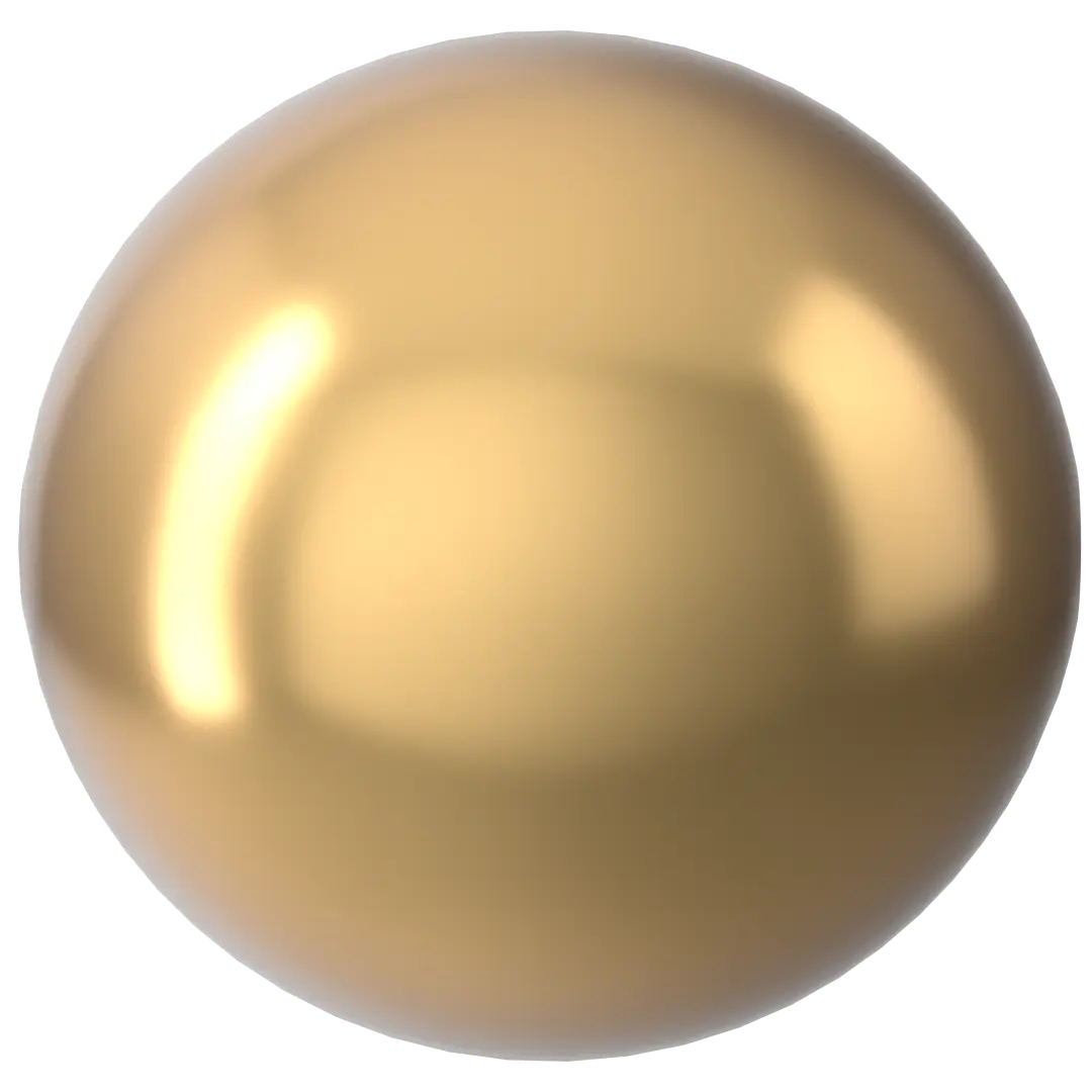 Serinity Pearls Round Half Drilled (5818) Crystal Bright Gold - Bluestreak Crystals