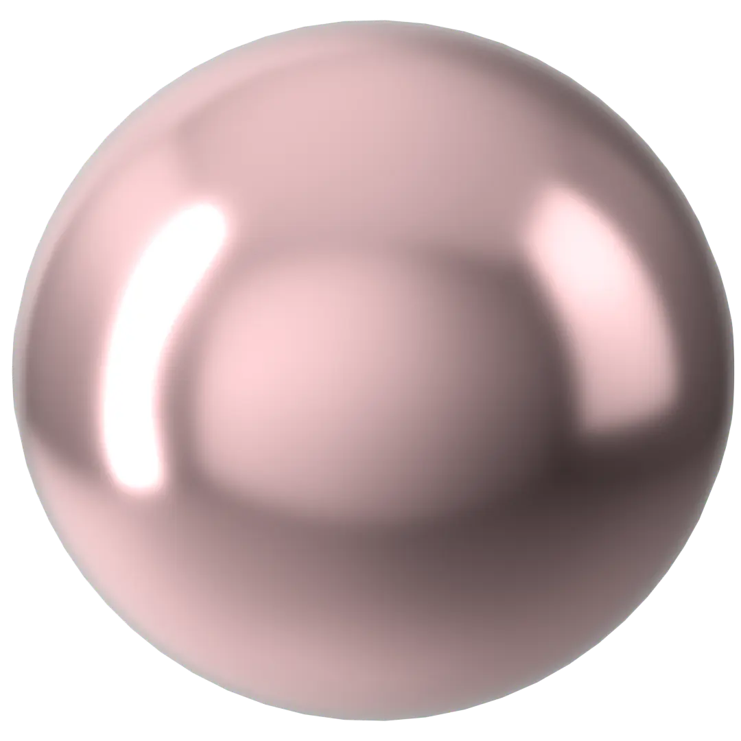 Serinity Pearls Round Half Drilled (5818) Crystal Vintage Rose - Bluestreak Crystals